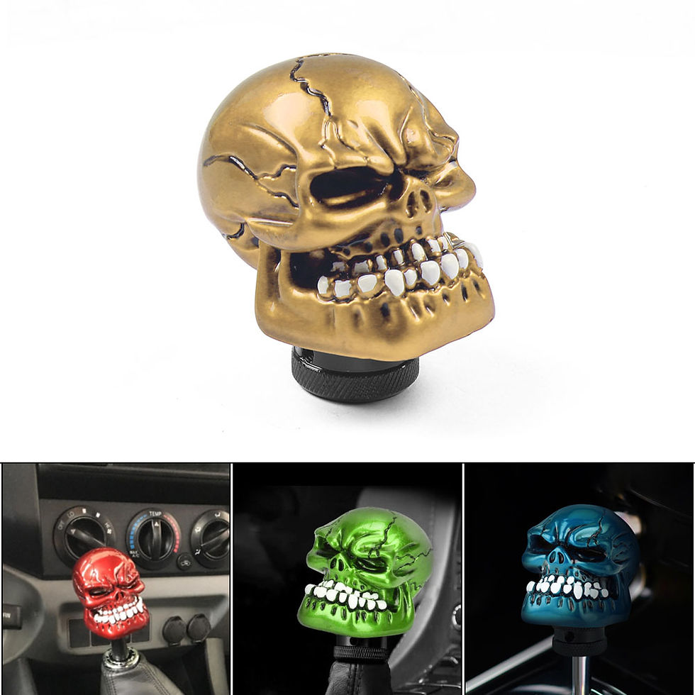 Thumbnail: Universal Skull Gear Shift Knob Car Modification Sport Lever Gear Stick For Manu
