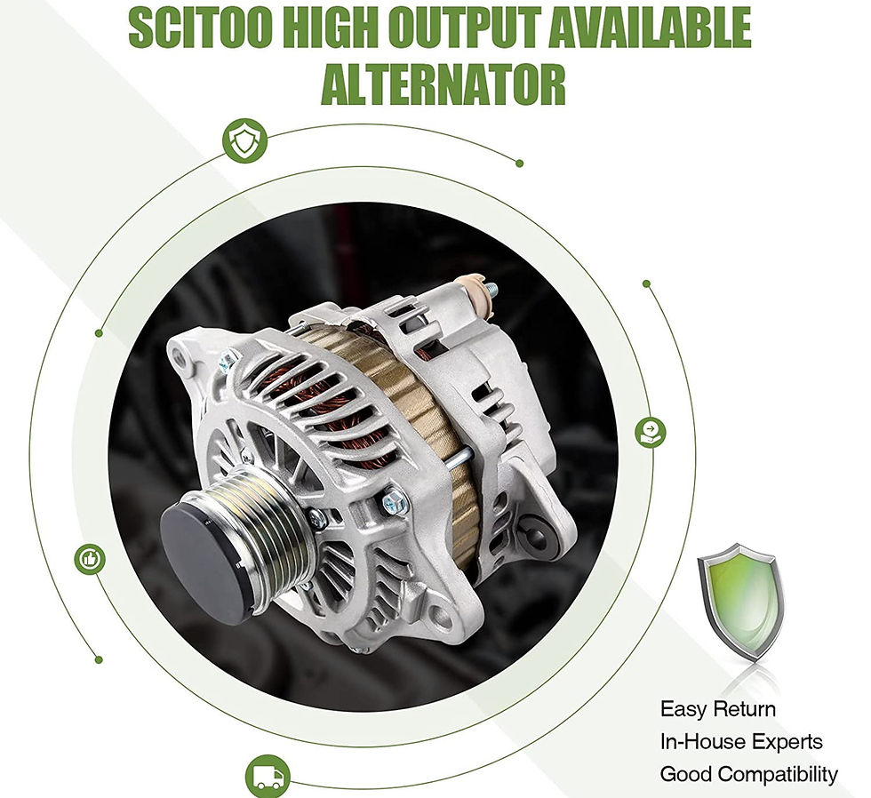 Thumbnail: SCITOO 11231 AMT0194, A2TJ0481 Alternator Replacement for Chrysler for 200 ..