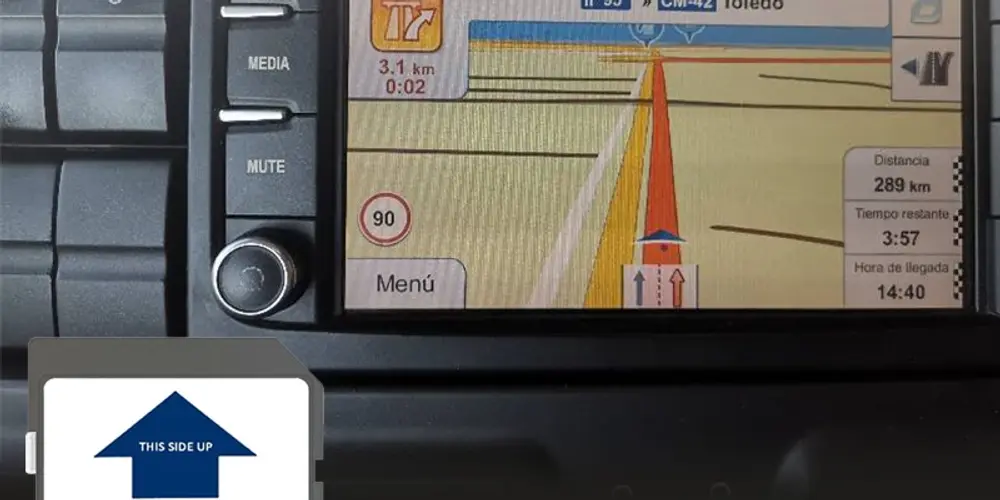 Europe Navigation SD Map GPS Software Sat Nav Card 2022 for IVECO Stralis Hi-Way