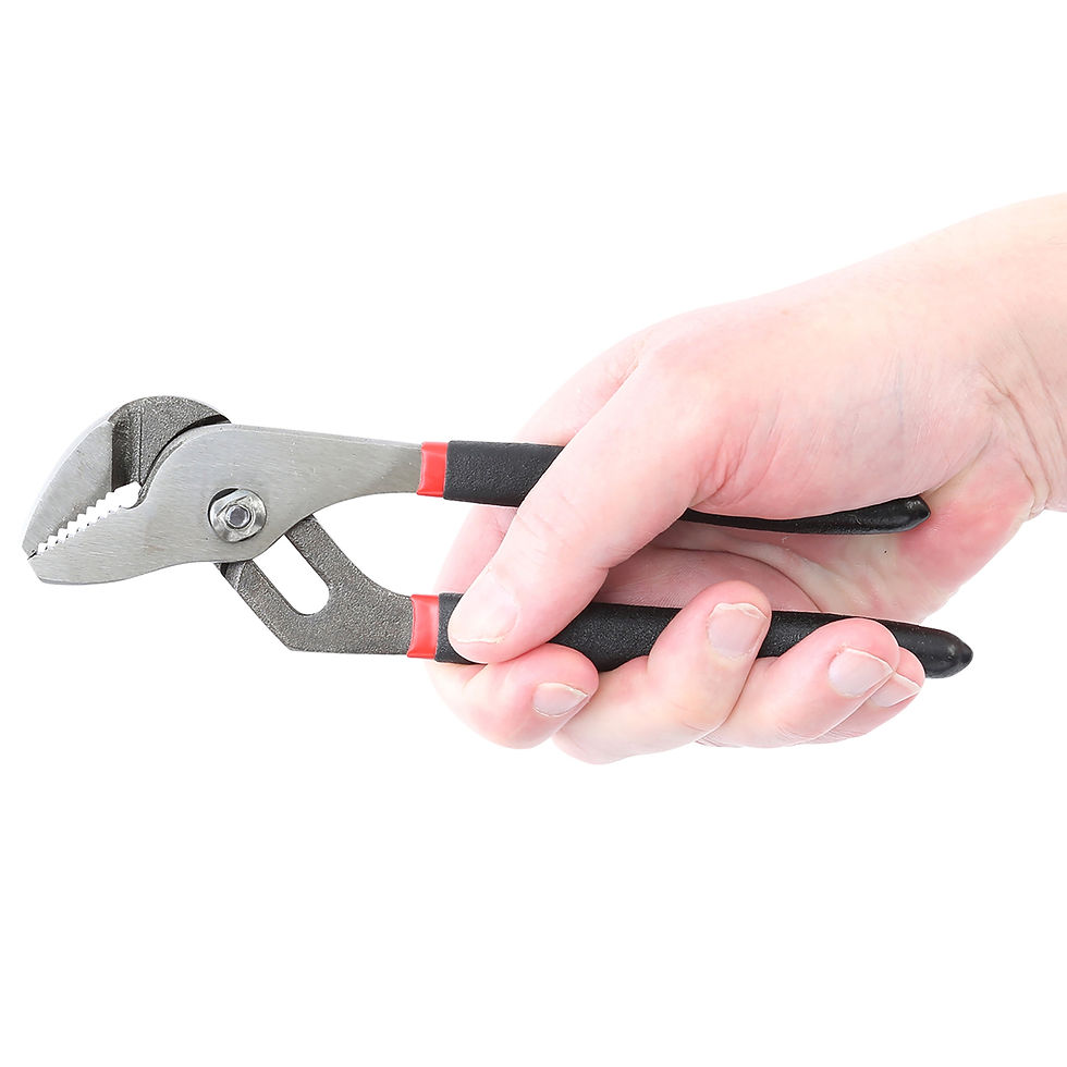 Thumbnail: Hyper Tough 2-Piece 8-Inch and 10-Inch Groove Joint Pliers Set, 1279