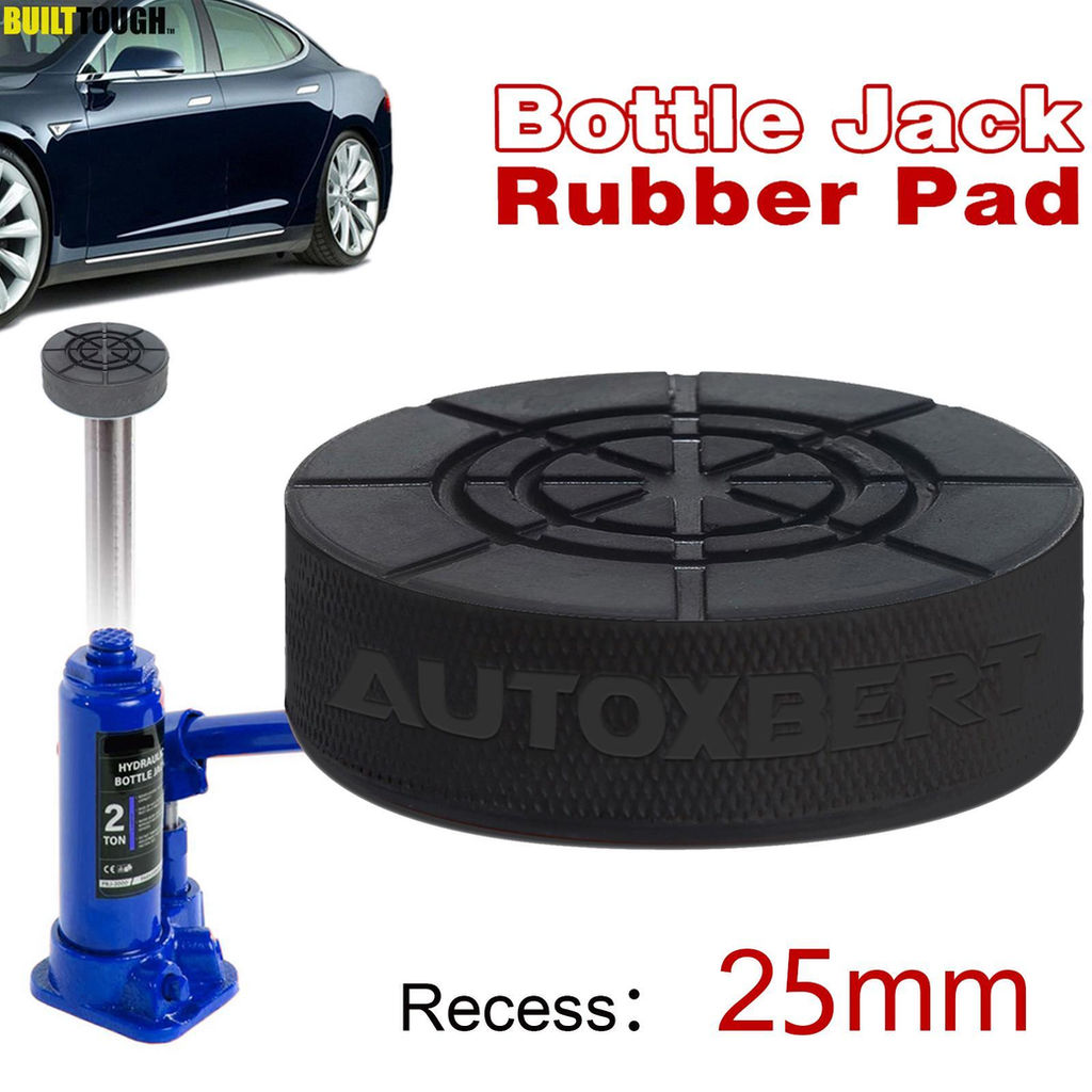 Rubber Bottle Jack Pad Support Point Adapter Jacking Car Removal Repair Tool For