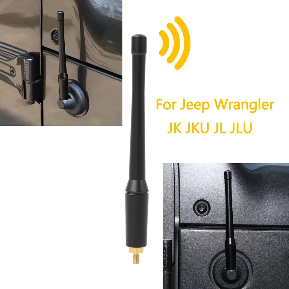 Car Aerials AM FM Radio Antenna for Jeep Wrangler TJ JL JK 1997-2023 2-4 Doors U