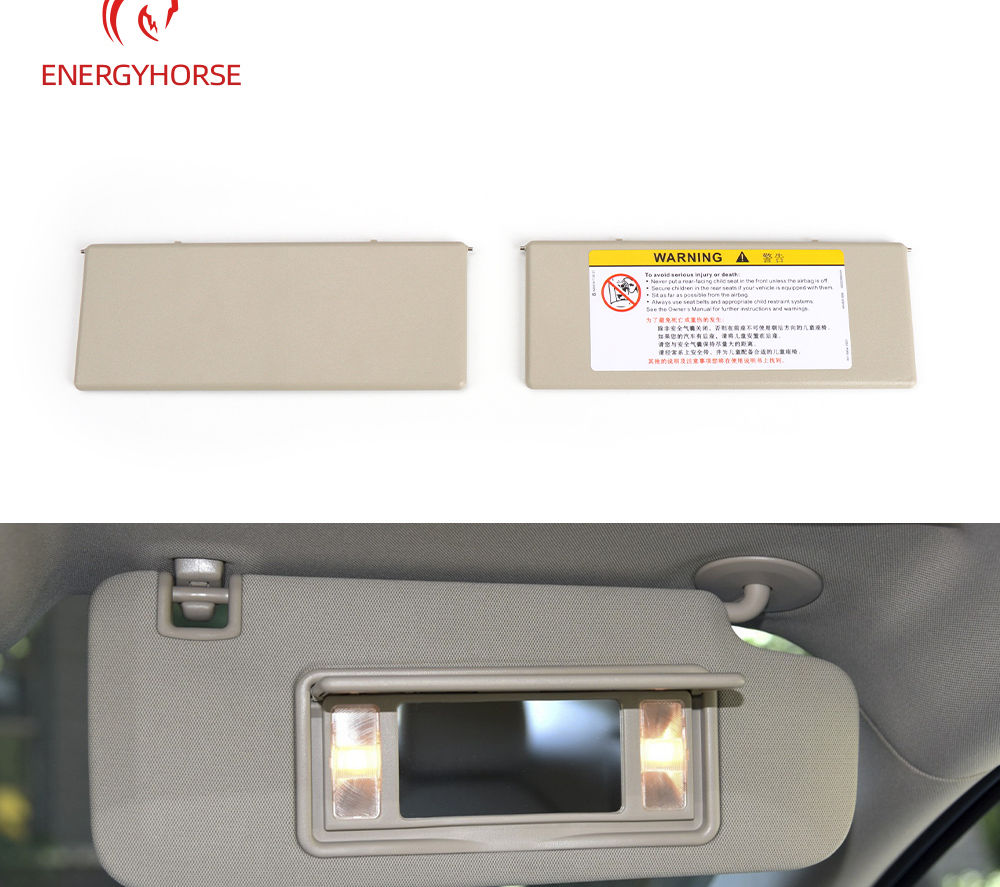 Car Interior Mirror Makeup Mirror Auto Sun Shade Visor Mirror Cover For Buick Re