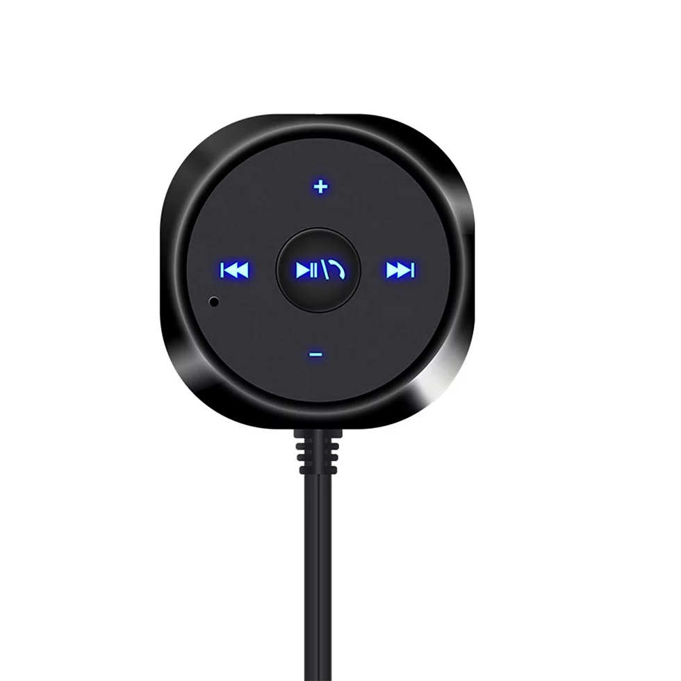 Thumbnail: Bluetooth Car Kit Bluetooth Receiver, Bluetooth Hands-Free Audio Adapter Built-I