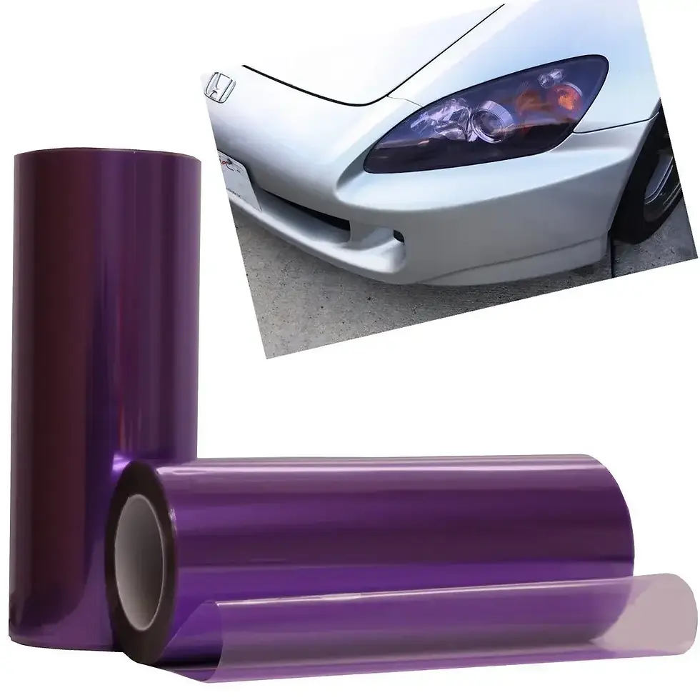 Thumbnail: Yellow Car Light Headlight Taillight Tint Vinyl Film Lamp Films Sticker Body She