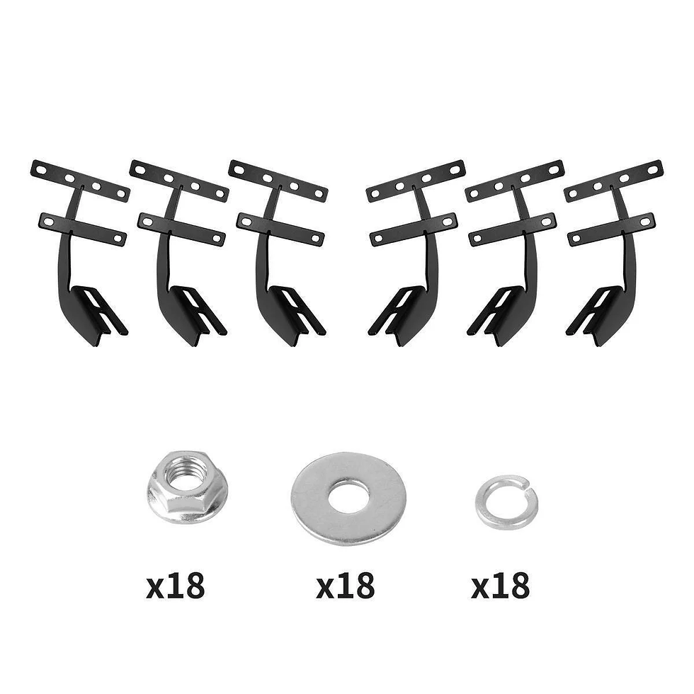 Thumbnail: Running Boards for 2019-2023 Dodge Ram 1500 Quad Cab 6" Side Step Nerf Bar Black