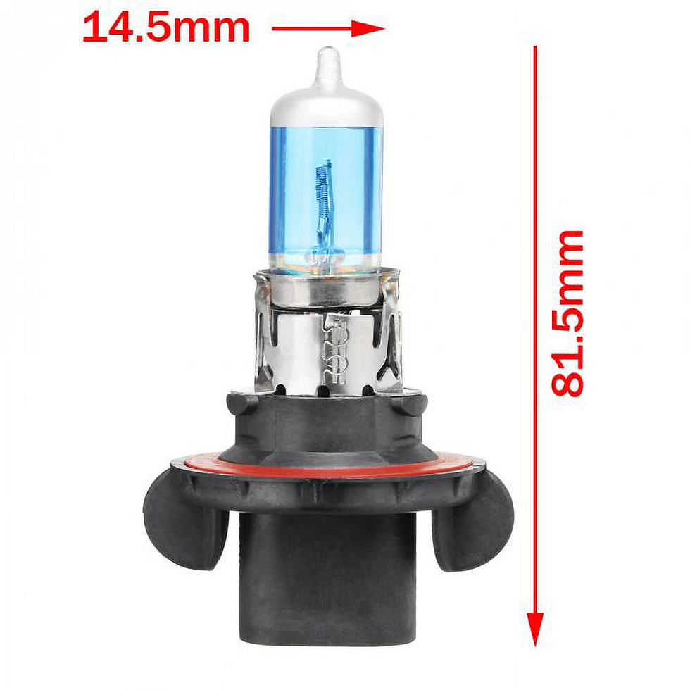 Thumbnail: 2X H13/9008 Halogen 60/55W 12V Low/High Beam Car/Truck/Semi Headlight Bulb White