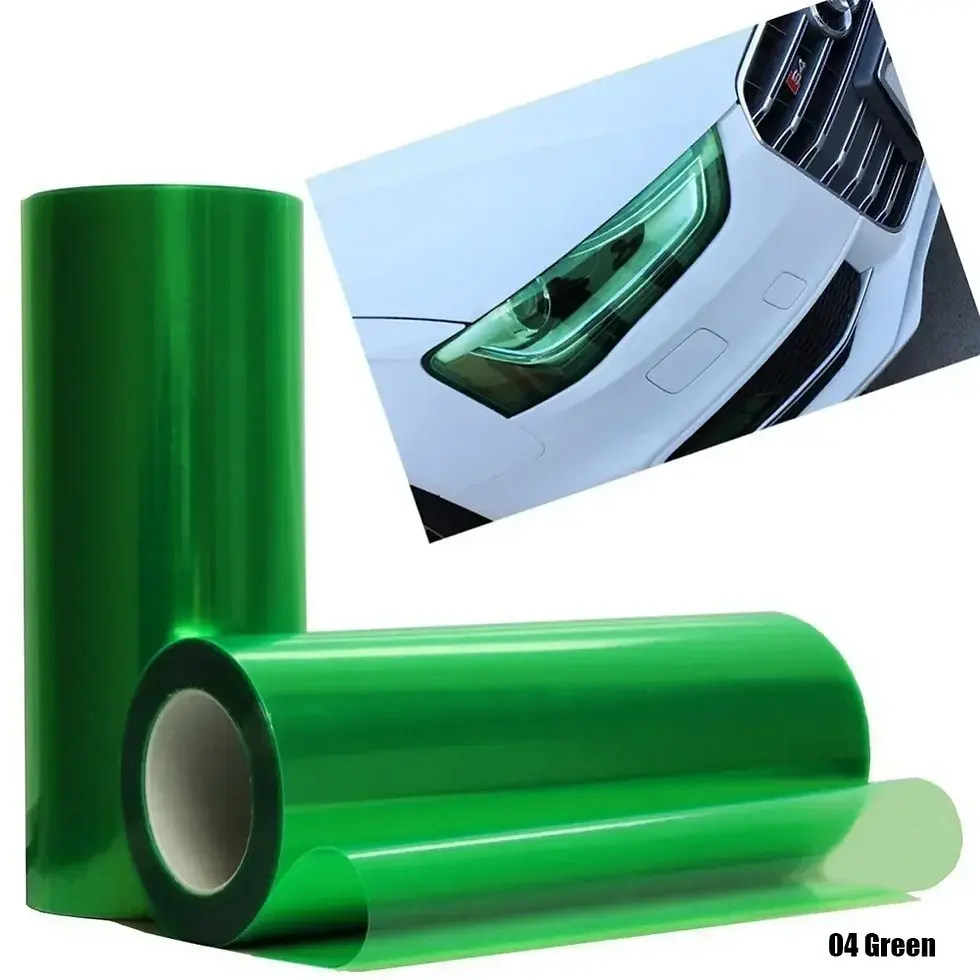 Thumbnail: Car Tint Film Lens Vinyl Wrap Car Stickers Smoke Dark Black Blue Red Transparent