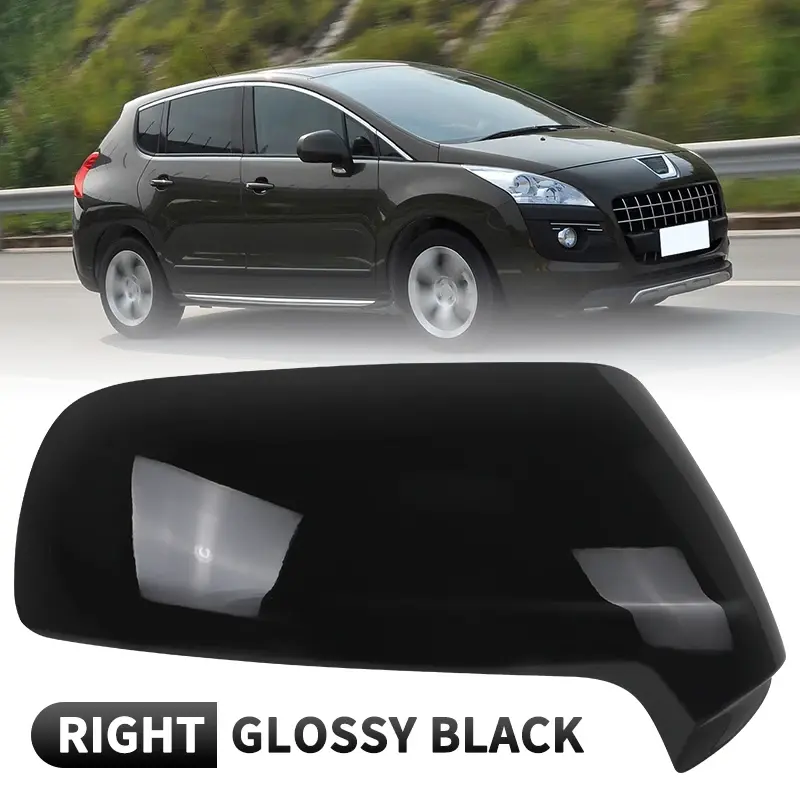 Thumbnail: Left Right Side View Mirror Cover Rearview Mirror Cap For Peugeot 3008 2009 2010