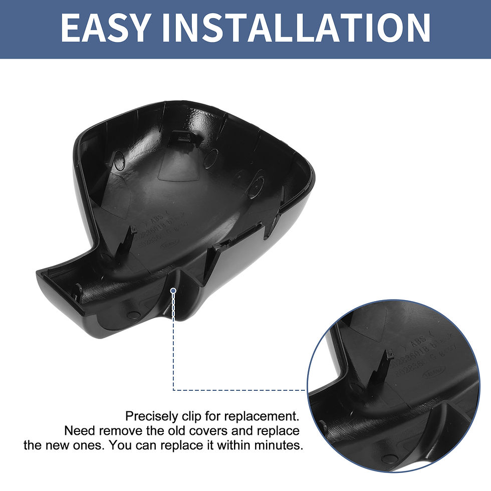 Thumbnail: UXCELL Right Passenger Side Mirror Cover Cap Replacement for Citroen Dispatch/Ju