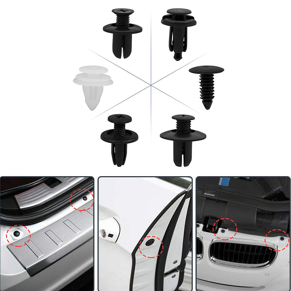Thumbnail: 100Pcs Box / Bag Buckle Automotive Bumper Universal Clips Plastic Rivets Fastene