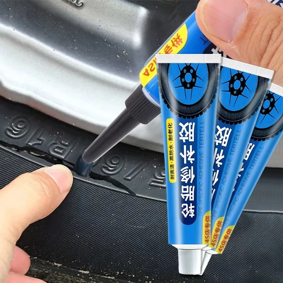 Thumbnail: 30ml Tire Repair Black Glue Liquid Strong Rubber Car Instant Strong Tools Wear-r