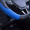 Thumbnail: 1 Piece Steering Wheel Cover Racer Blue, Universal Fit