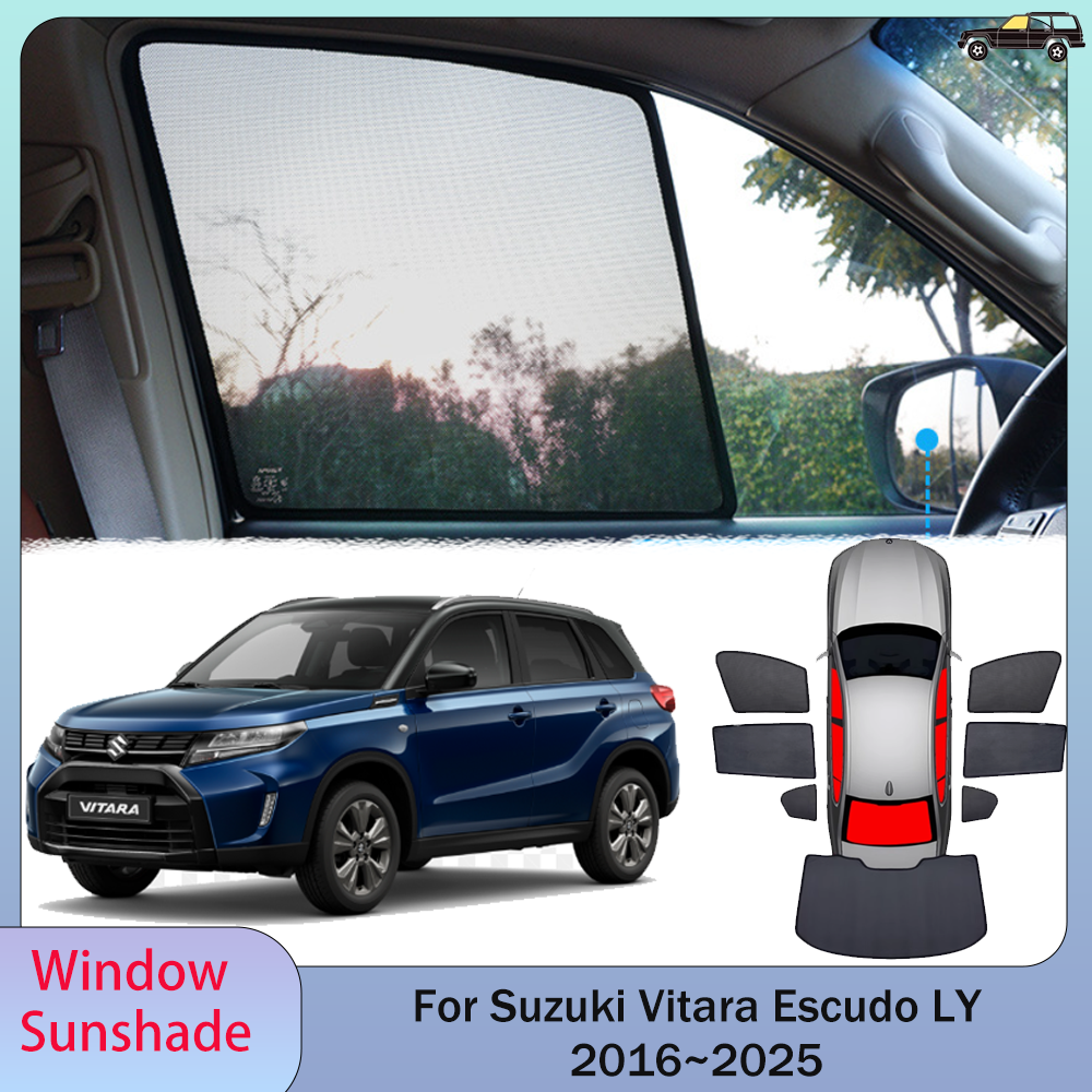 For Suzuki Vitara Escudo LY 2016~2025 2017 2018 Car Magnetic Mesh Privacy Sunsha