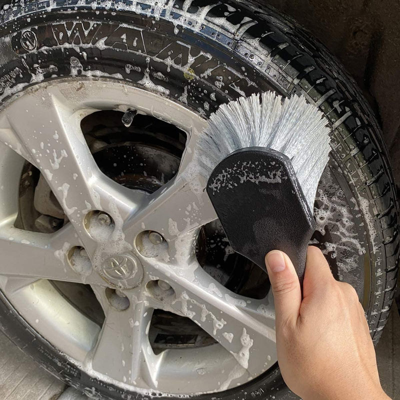 Thumbnail: Car Tire Wheel Rim Cleaning Brush Detailing Brushes Wash Towel Kit Universal Whe