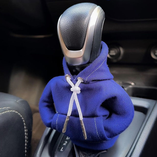 Thumbnail: Car Gear Shift Hoodie Cover Shift Cover Gear Handle Decoration Fits Manual Autom
