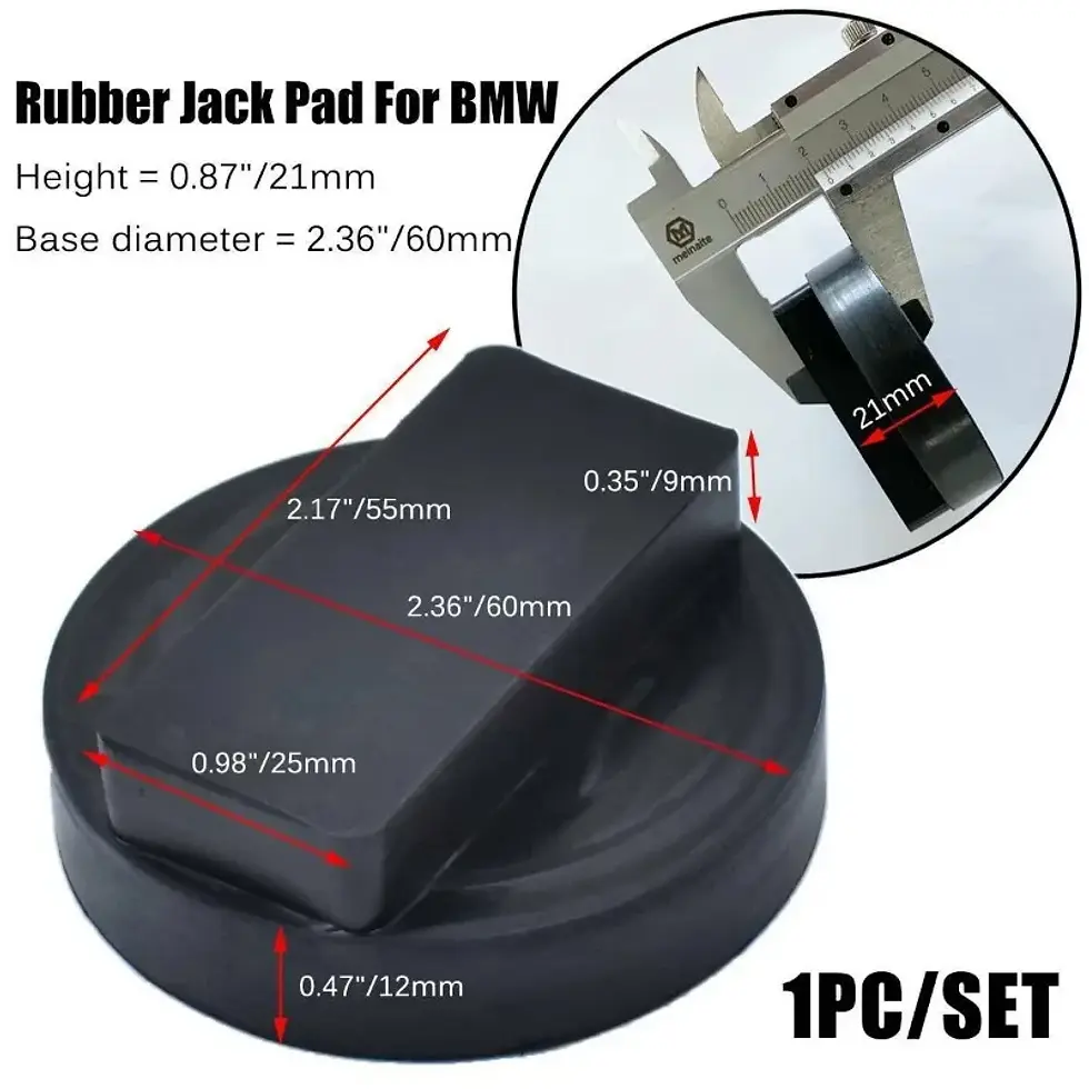 Thumbnail: 1pc Universal Rubber Car Lift Jacking Pad Lift Protector Adaptor FOR BMW E46 E90