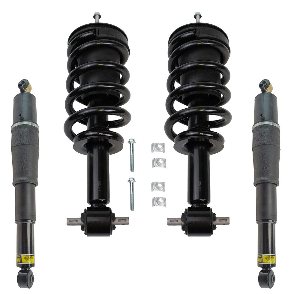Thumbnail: TRQ Front Rear Complete Loaded Strut Shock Kit Set 4pc for Tahoe Yukon MRC ..