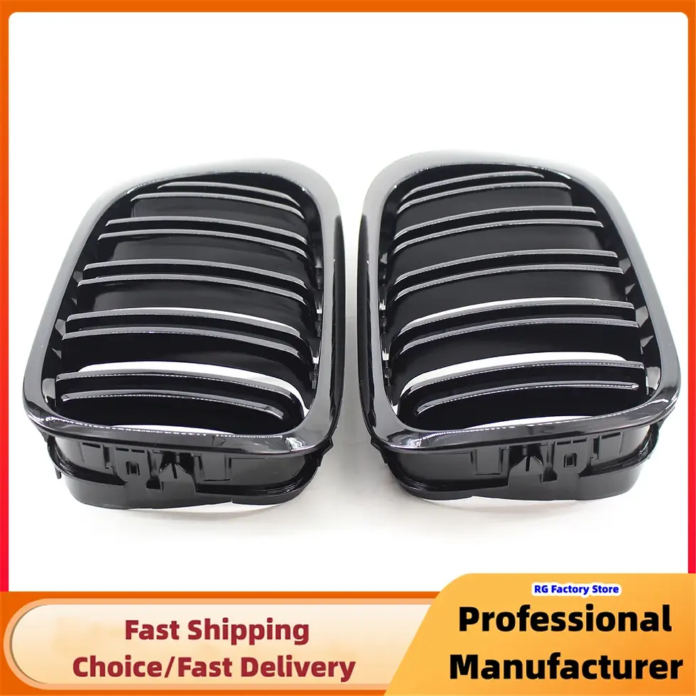 Thumbnail: For BMW 3 Series E46 Coupe 2-Door 1998-2001 For M3 01-06 Front Bumper Kidney Gri