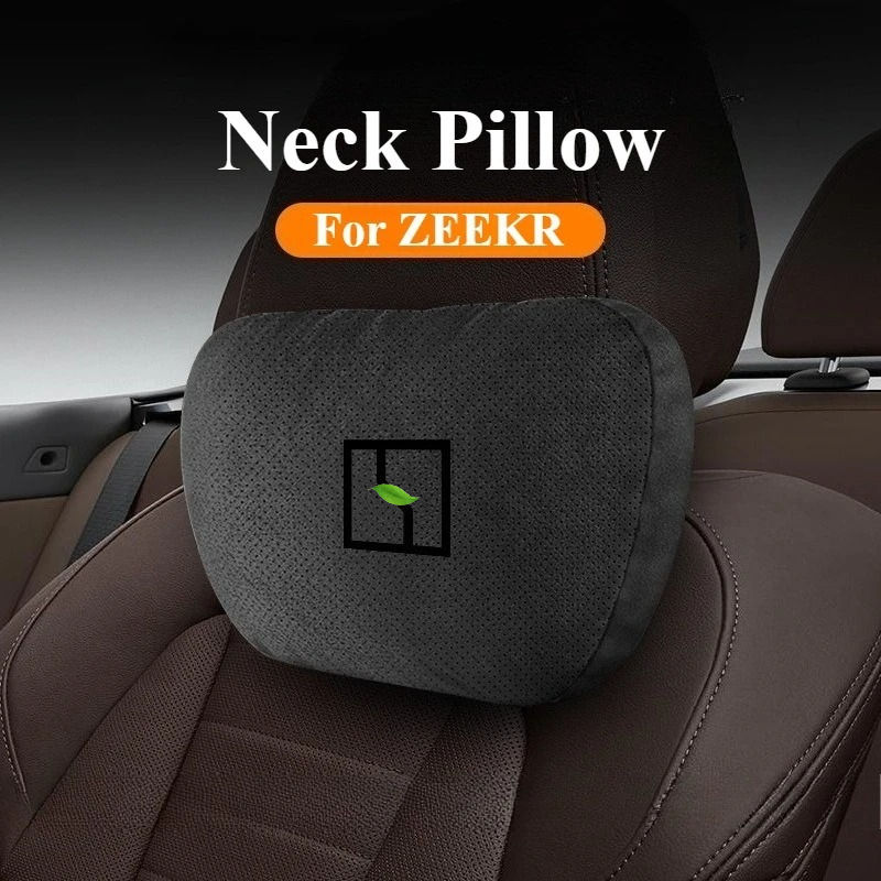 For Geely Zeekr 7X 001/007/X/009 Headrest Neck Pillow Lumbar Support Suede Four