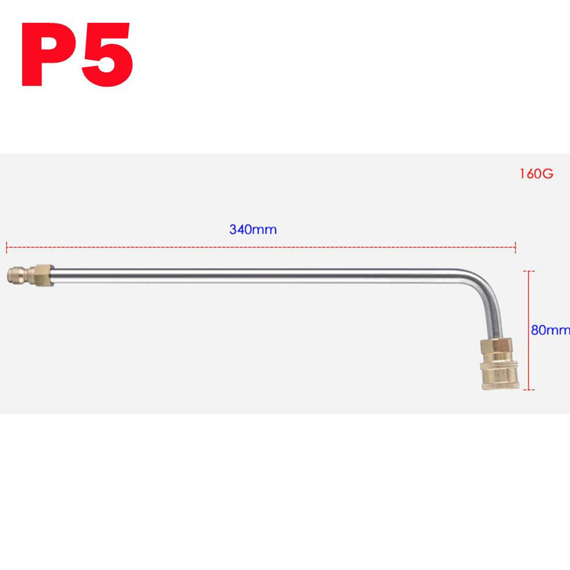 Thumbnail: Pressure Washer Extension Wand With 1/4" Quick Connector Lance Spear With Curved