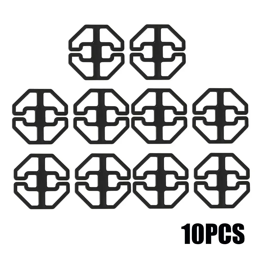Thumbnail: 10PCS Car Seat Cover Plum Plate Metal Hook Plastic Card Fixed Chuck Plastic Fast