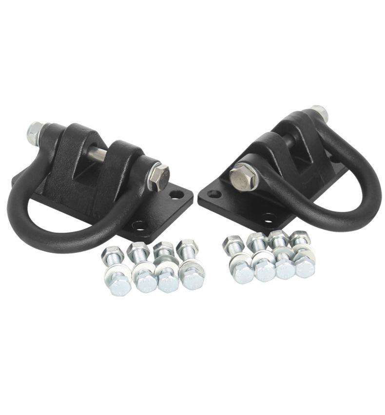 Wrangler Shackles Mount with plate , 8 tons U-shape shackle Bolt install on fron