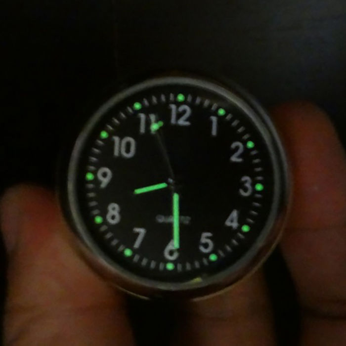 Thumbnail: Car Ornaments Luminous Auto Watch Clock Dashboard Decoration Vehicle Automotive