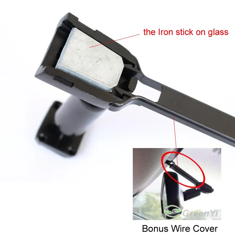 Thumbnail: GreenYi the Metal Plate Iron for Bracket #1 Stick on Car Glass . Replace