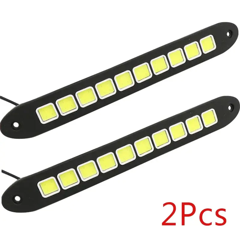 Thumbnail: 10LED Car COB Daytime Running Lights Bendable Waterproof Fog Lamp Flexible DLR A