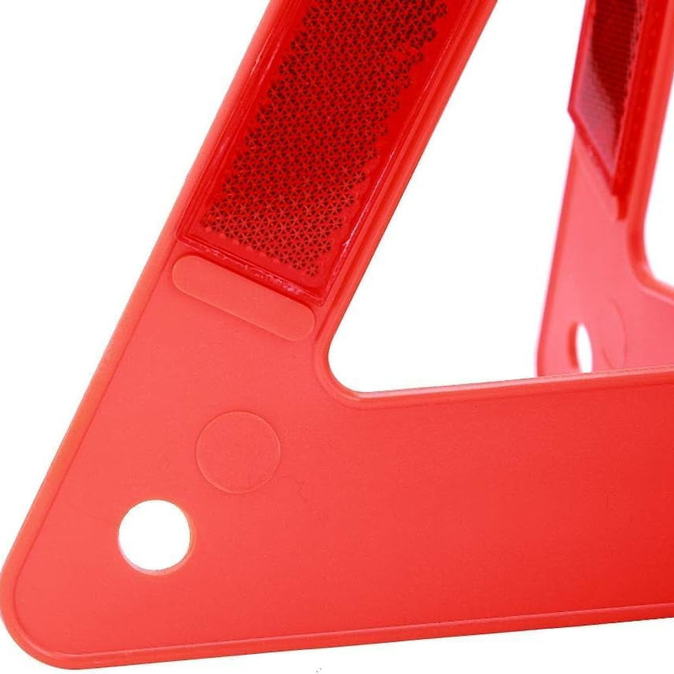 Thumbnail: Emergency Roadside Reflective Warning Triangle Kit, 3 Pack, for Cars Trucks..
