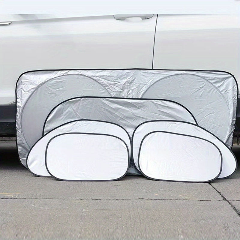 6-Pack Windshield Sunshades – UV & Heat Insulation Protection Against Sunlight f