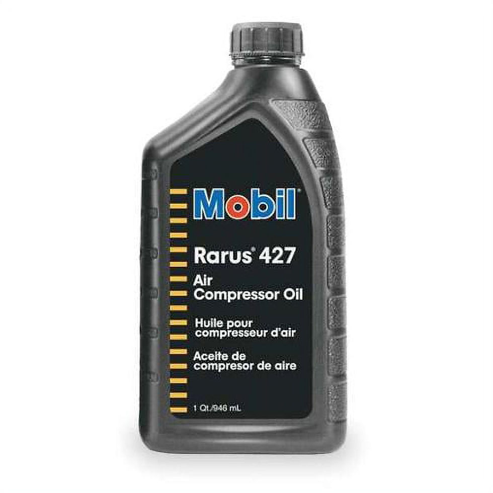 Mobil Non-Detergent Compressor Oil,1 qt,Bottle  123001
