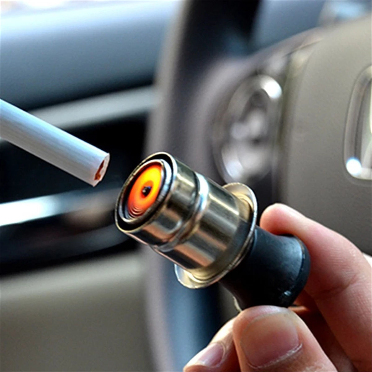 21mm Universal Car Cigarette Lighter Plug Power Adapter 12-24V for Auto Truck Mo