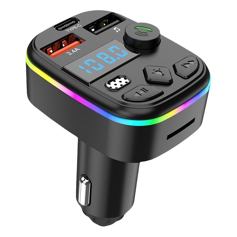 Thumbnail: 1/3/5PCS Car FM Audio Transmitter Receiver Bluetooth 5.3 MP3 Player Adapter Supp