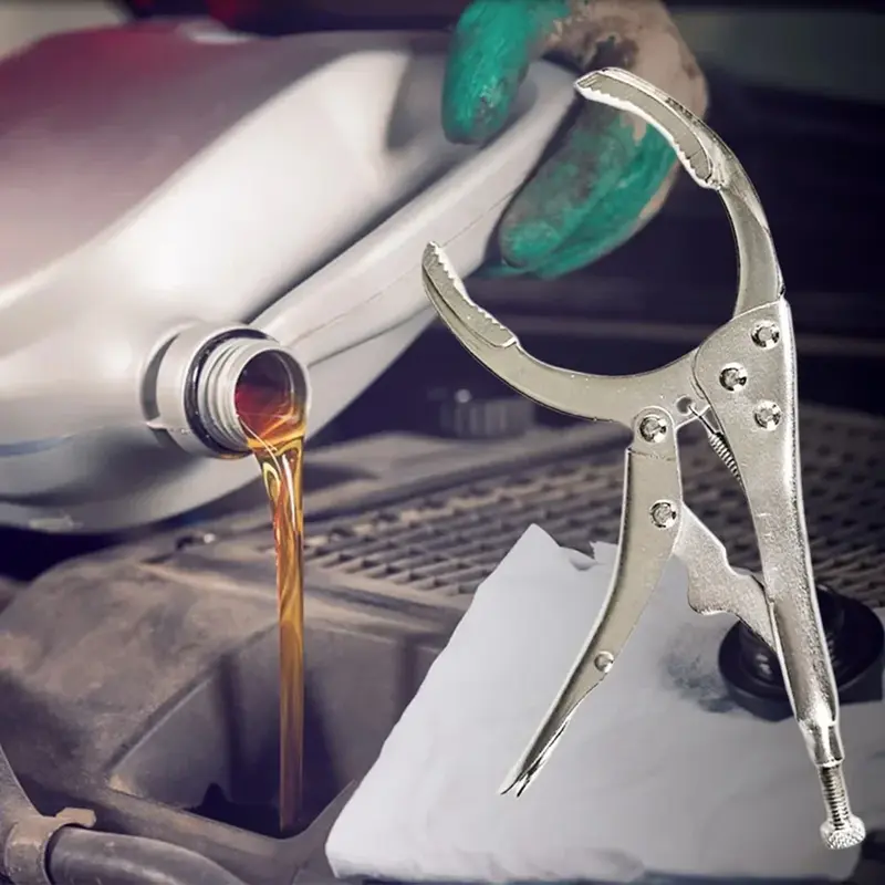 Thumbnail: Clamp Filter Wrench Oil Grid Wrench Oil Change Adjustable Multi-Function Engine