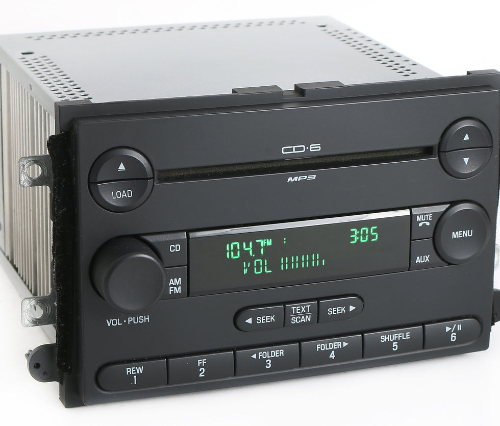 Restored Mercury Milan 2006 Ford Fusion AM FM 6 Disc CD Player Radio 6E5T-1..
