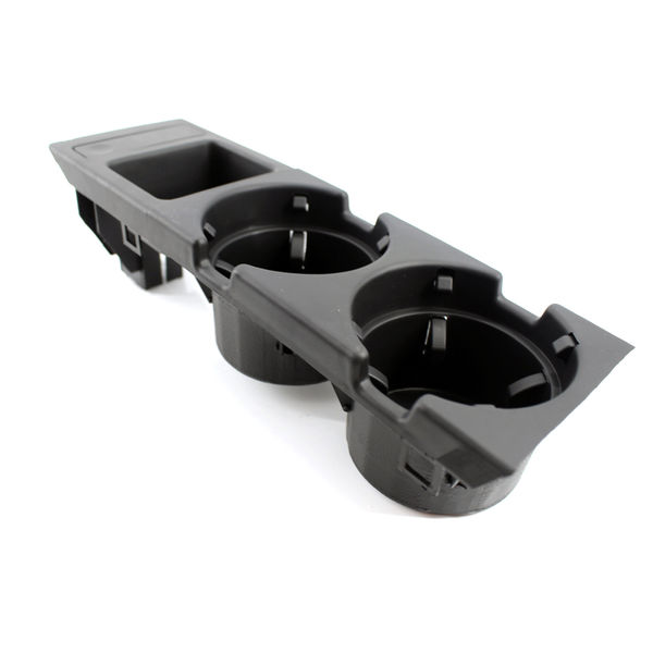 Thumbnail: New Double Hole Car Styling Front Center Console Storage Box Coin + Cup Holder F