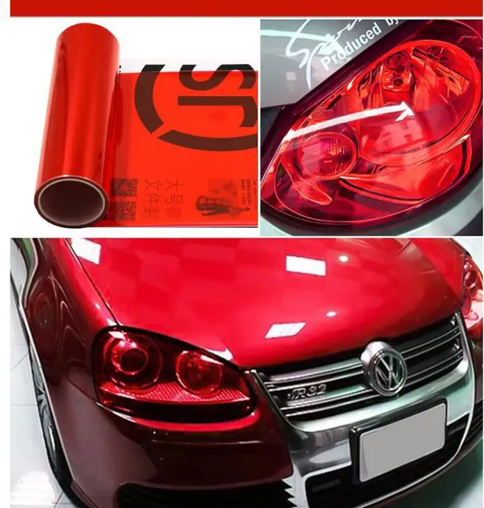 Thumbnail: 30X60CM Car Headlight Taillight Film Car Styling Protective Vinyl Wrap Film Wate