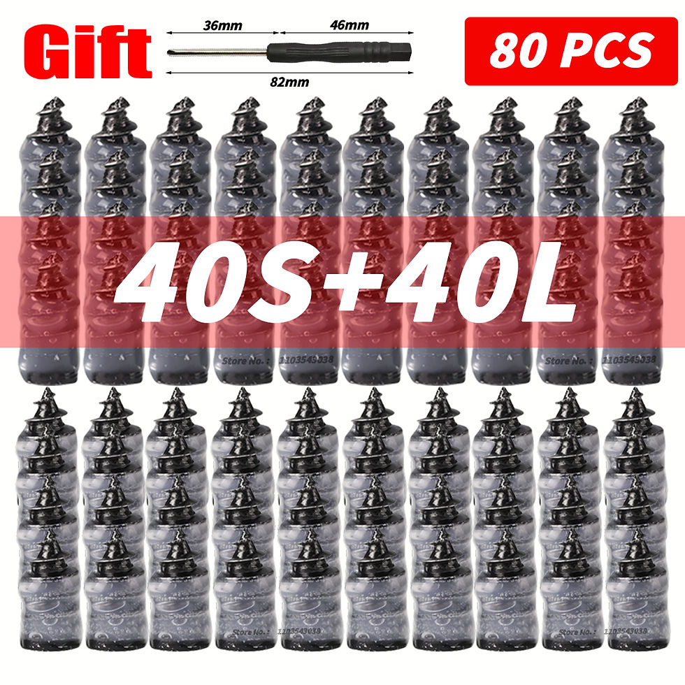 Thumbnail: 10-100PCS Universal Vacuum Car Tyre Repair Rubber Nail For Car Motorcycle Scoote