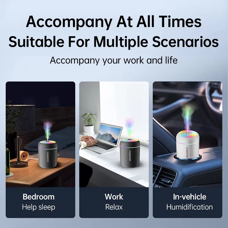 Thumbnail: 180ML Car Mini Air Humidifier USB Electric Aroma Diffuser Essential Oil Purifier