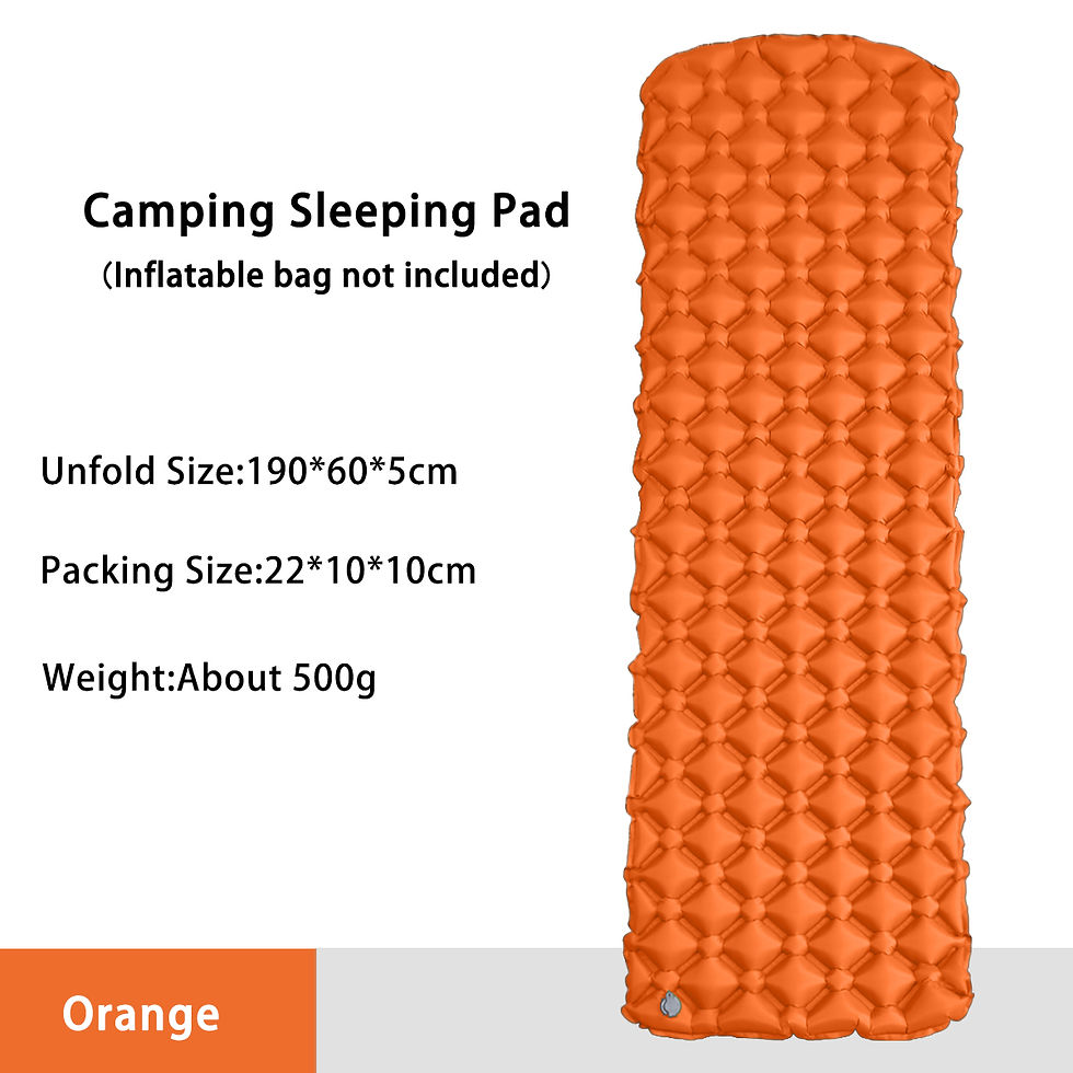 Thumbnail: Camping Inflatable Mattress In Tent Folding Camp Bed Sleeping Pad Picnic Blanket