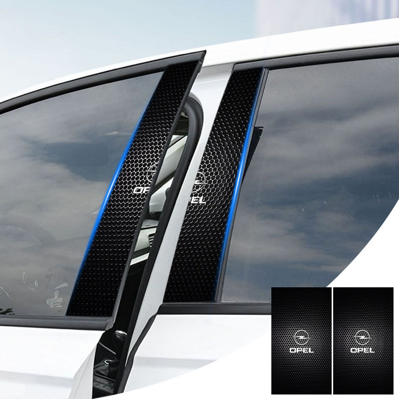 Car B Pillar Stickers Door Pillar Decoration car Accessories For Opel Corsa Insi