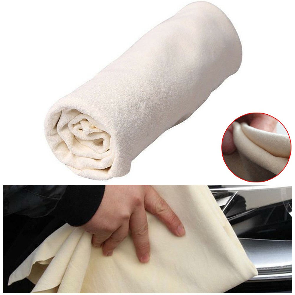 Car Washing Towel Super Absorbent Regular Chamois Leather Cleaning Cloth Car Gla