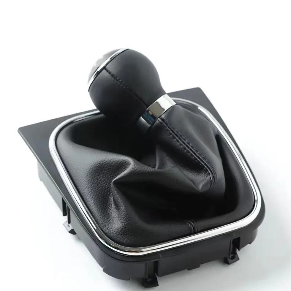Thumbnail: 5/6 Speed Stick Gear Shift Knob With Leather Boot Collar Case For Volkswagen VW