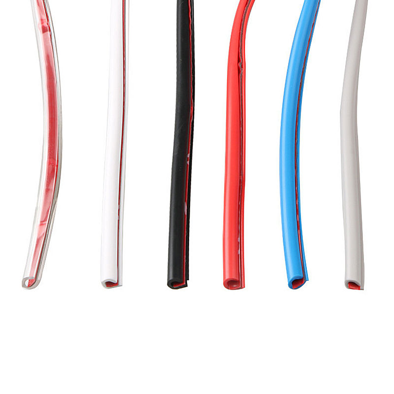 Car Door Clear Edge Guards StripTrim Styling Moulding Strip Rubber Scratch Prote