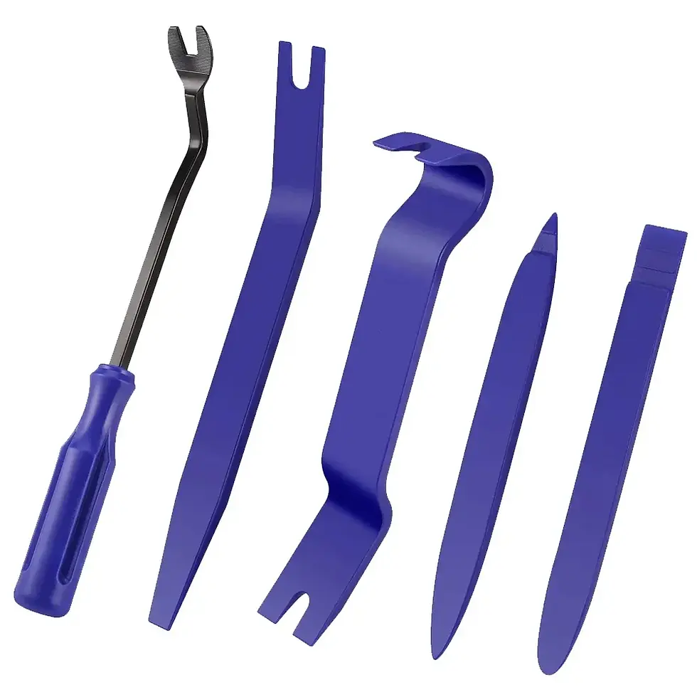 Thumbnail: Car Bumper Retainer Clips Plastic Rivets Cable Ties Fastener Remover Kit Auto Fe