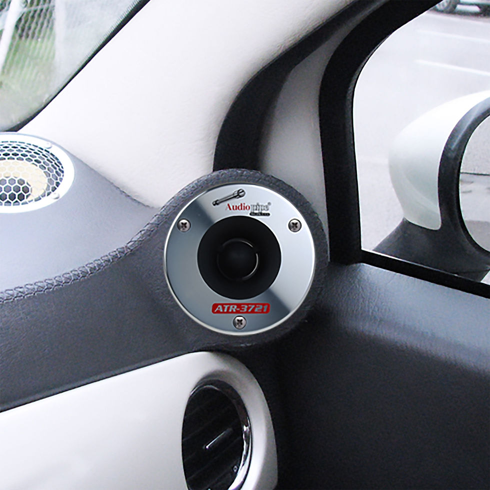 Thumbnail: Audiopipe ATR3721 350W Max 4 Ohm 3.75 in. Titanium Super Bullet Car Audio T..