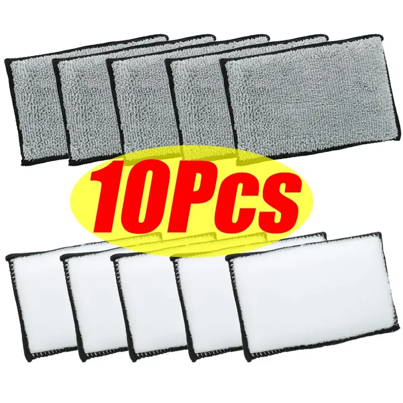 Thumbnail: 2-10Pcs Soft Double Side Microfiber Scrubbing Sponge Car Leather Cleaning Microf