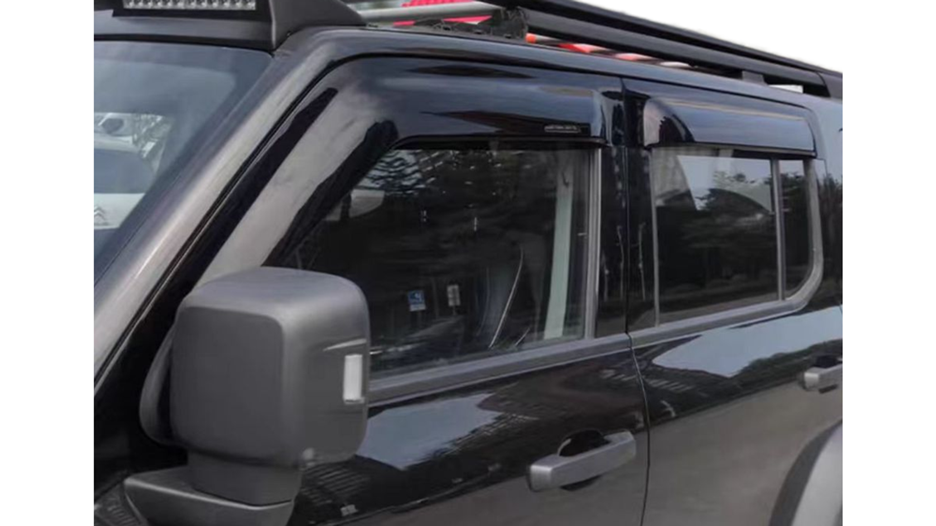 Upgrade Car Wind Deflector 300 Window Vent Visor With ABS Material New Condition
